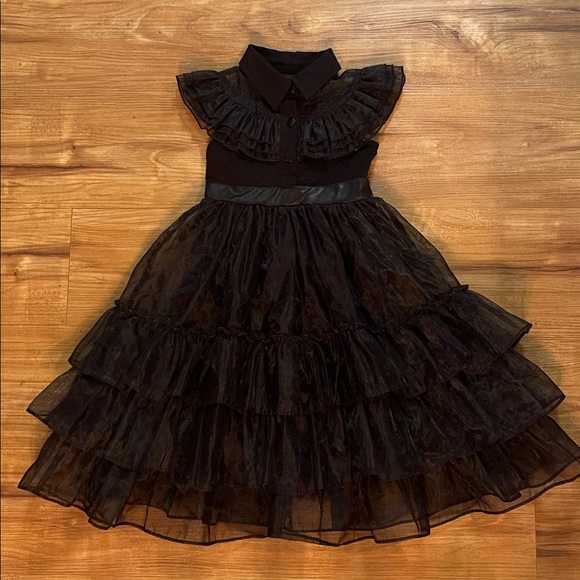 Taylor Joelle Other - Black Ruffled Sleeveless Dress